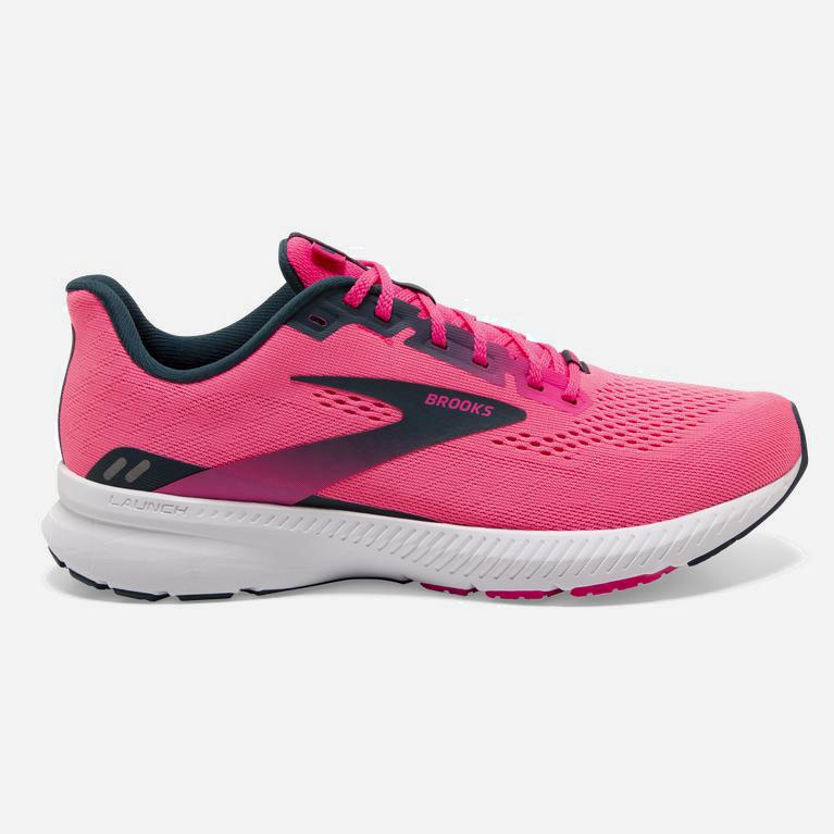 Brooks Launch 8 Light Cushion - Zapatillas Running Asfalto Mujer - Rosas / Azul Marino (XP0216384)